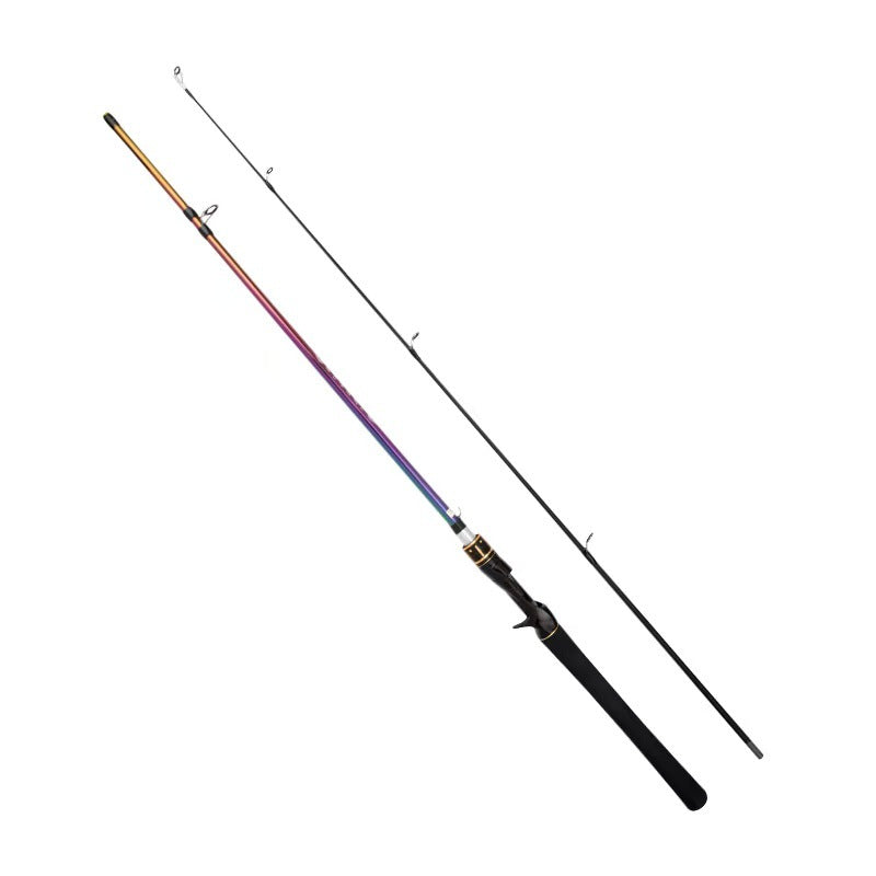 ML Power 2‑Piece Fiberglass Lure Fishing Rod, Spinning & Casting Rod for Bass Freshwater & Inshore Saltwater Fishing