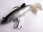 Black White Sea Bass Killer Soft Fishing Lure