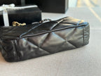 Chanel 19 Shopping Bag 41 Black Lambskin 24 x 41 x 10 cm