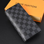 Louis Vuitton Brazza Wallet – Damier Graphite Canvas Long Bifold (N62665)