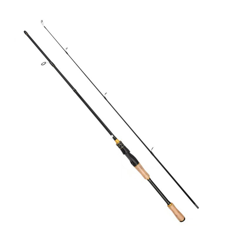 ML Power 2‑Piece Fiberglass Lure Fishing Rod, Spinning & Casting Rod for Bass Freshwater & Inshore Saltwater Fishing