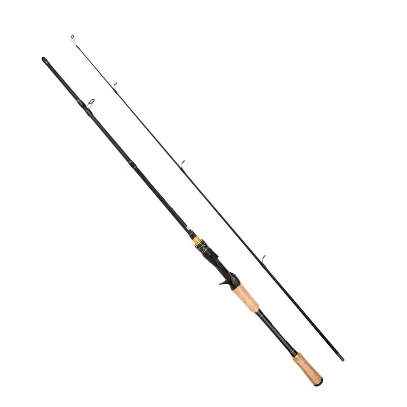 ML Power 2‑Piece Fiberglass Lure Fishing Rod, Spinning & Casting Rod for Bass Freshwater & Inshore Saltwater Fishing