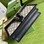 Gucci Dionysus GG Supreme Beige and Blue - 28x18x9cm