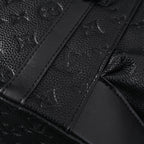 Louis Vuitton Christopher PM Backpack Monogram Shadow Black Leather