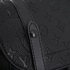 Louis Vuitton Christopher PM Backpack Monogram Shadow Black Leather