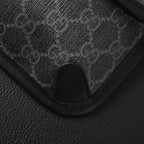 Gucci Ophidia GG Supreme Belt Bag – Black/Grey with Web Strap