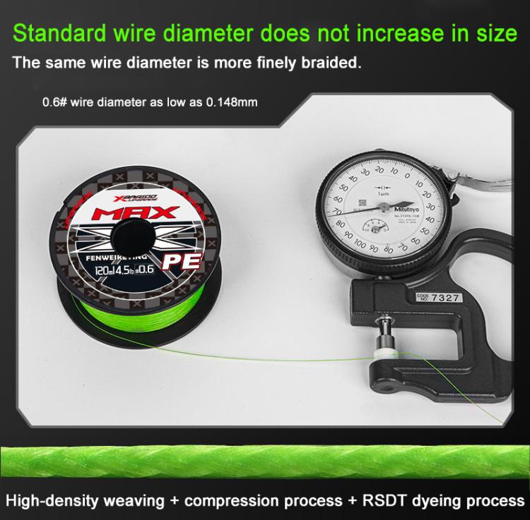 12 Strands Braided Lure Fishing Line Extra Strong PE Fishing Line, 0.6# 120m, 0.8# 120m, 1.0# 120m, 1.2# 120m, 1.5# 120m, 2.0# 120m, 2.5# 120m, 3.0# 120m, 4.0# 120m, 5.0# 120m, 6.0# 120m, 0.6# 160m, 0.8# 160m, 1.0# 160m, 1.2# 160m, 1.5# 160m, 2.0# 160m...