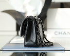 Chanel timeless classic Flap bag silver hardware