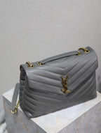 YSL Loulou Small Bag Gray