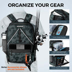 KastKing KarryAll KastMate Fishing Tackle Backpack
