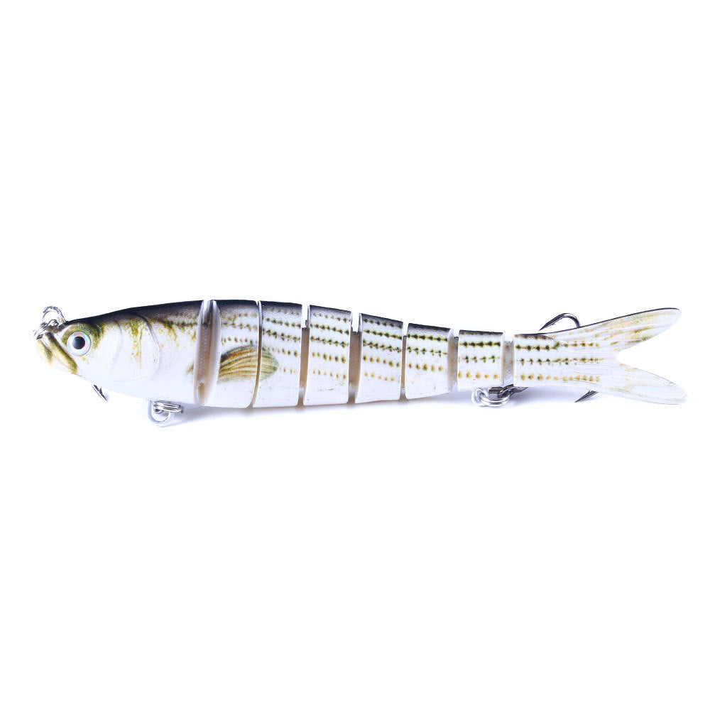 Classic Multi‑Joint Hard Fishing Lure, 27g Bionic Segmented Swimbait, Plastic Artificial Hard Bait Fishing Tackle Set