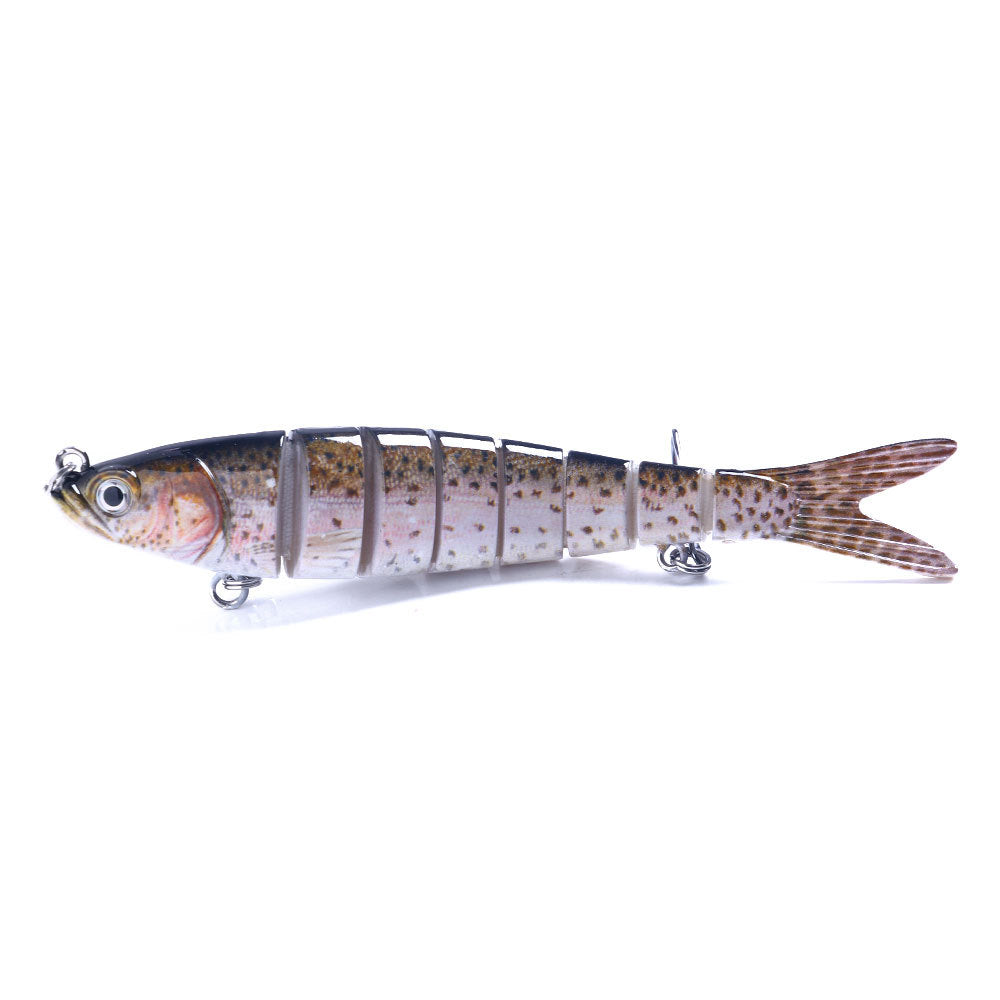 Classic Multi‑Joint Hard Fishing Lure, 27g Bionic Segmented Swimbait, Plastic Artificial Hard Bait Fishing Tackle Set