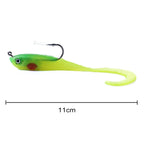 HENGJIA SO050-1 5 PCS 11cm/16g Luya Fishing Lure Fishing Gear Sea Bass Soft Fish with Hook, SO050-1, SO050-5, SO050-4, SO050-2