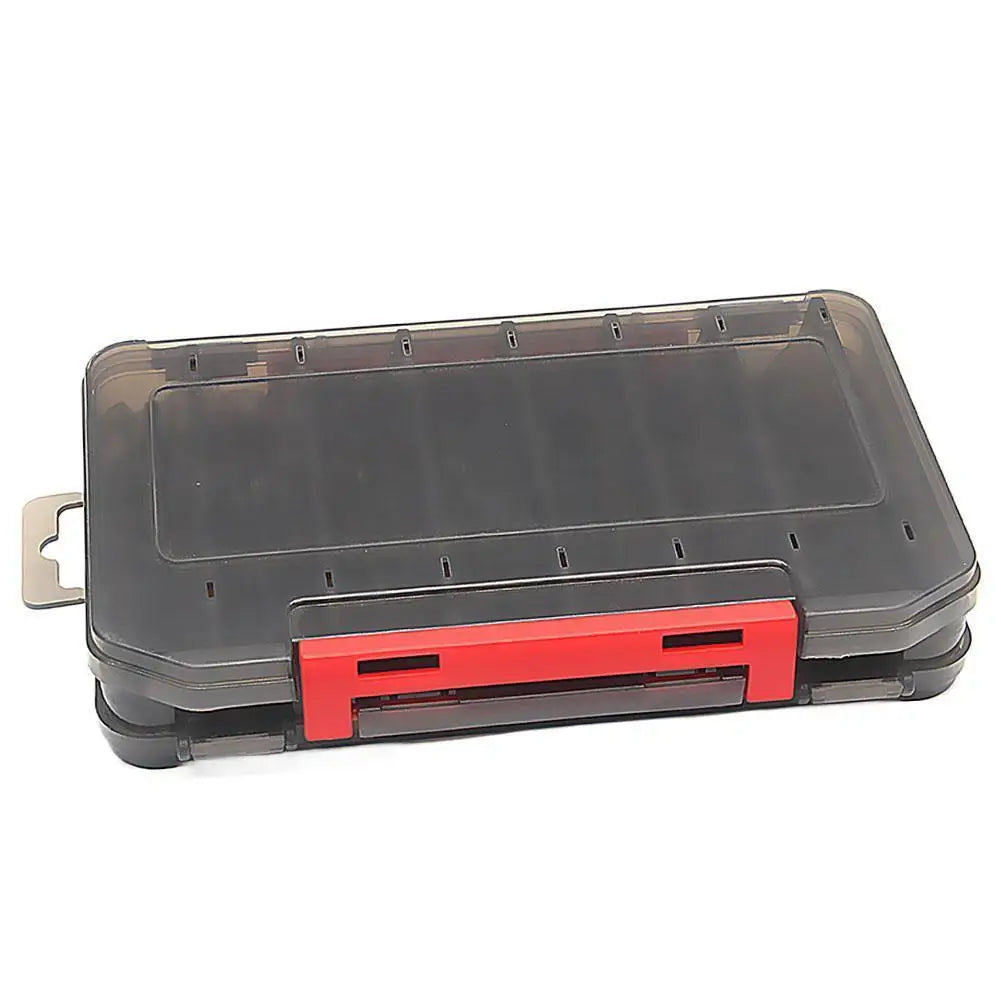 Double-Sided Fishing Tackle Box – 14 Compartments, 5 Colors
