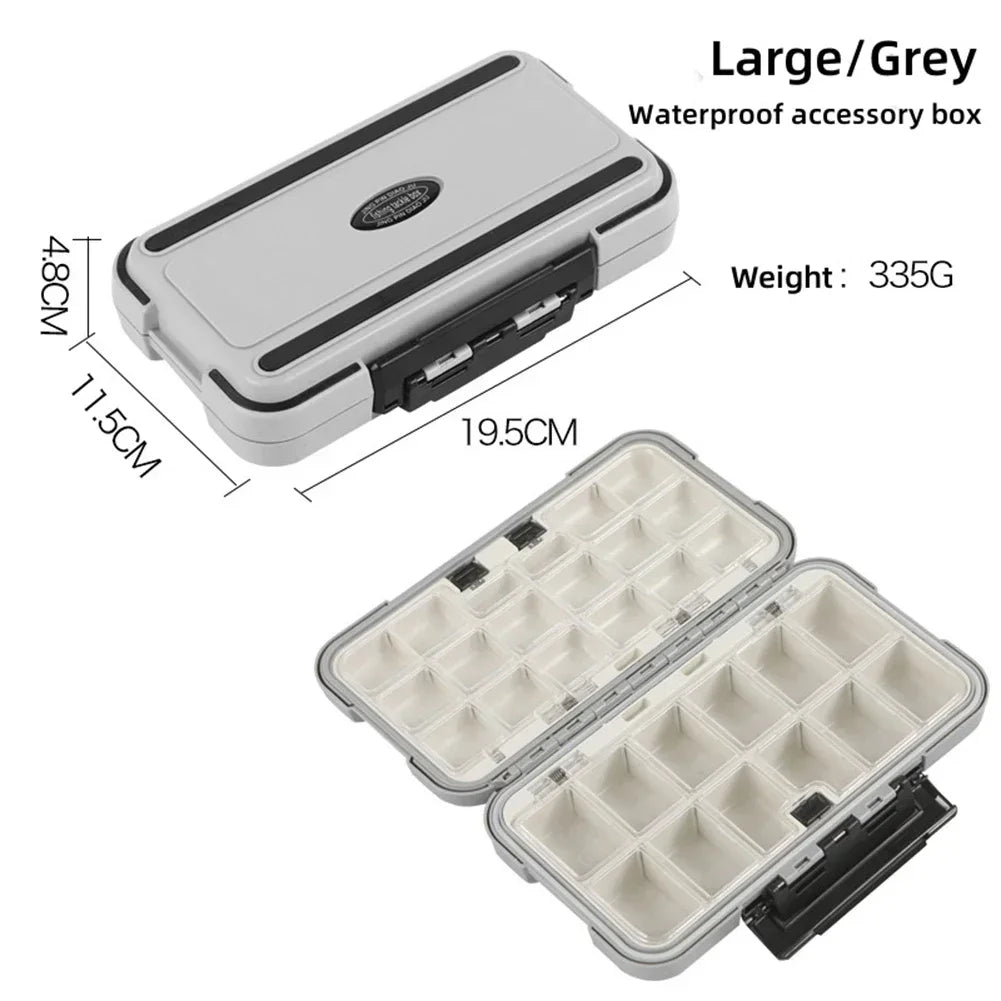 Waterproof Fishing Tackle Organizer Box | Lures Hooks Beads