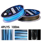 2 PCS PROBEROS 4 Edits 100M Strong Horse Fish Line, 0.6 / 10LB, 1.0 / 15LB, 1.5 / 20LB, 3.0 / 30LB, 4.0 / 40LB, 5.0 / 50LB, 6.0 / 60LB, 7.0 / 70lb, 8.0 / 80lb, 9.0 / 90lb, 10.0 / 100LB