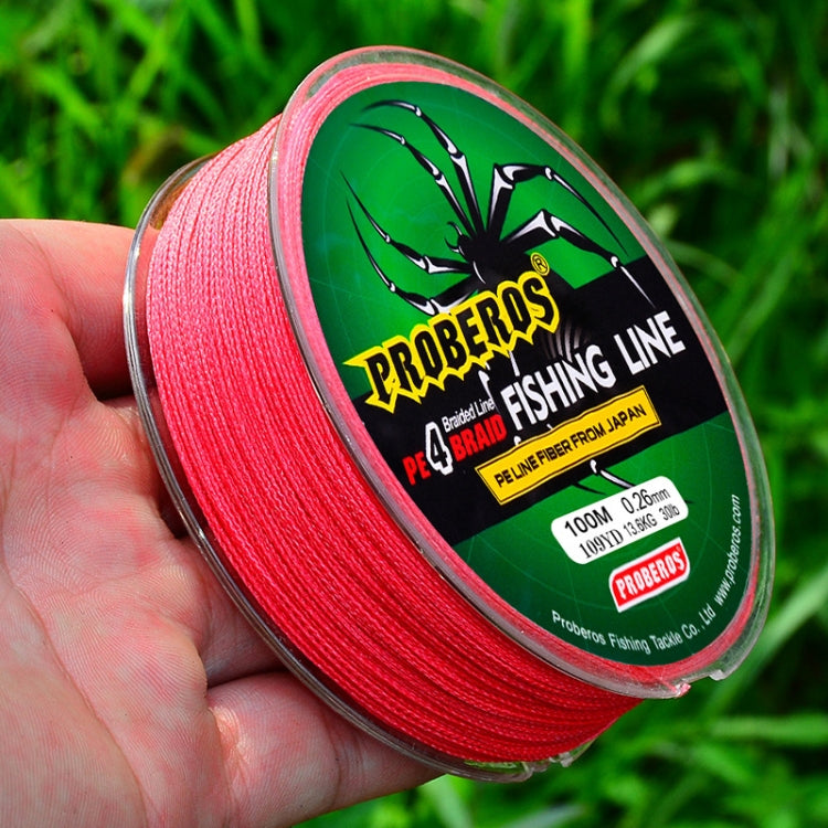 2 PCS PROBEROS 4 Edited 100M Strong Horse Fish Line, 0.4 / 6LB, 0.6 / 8LB, 0.8 / 10LB, 1.0 / 15LB, 1.5 / 20LB, 2.0 / 25LB, 2.5 / 30LB, 3.0 / 35LB, 4.0 / 40LB