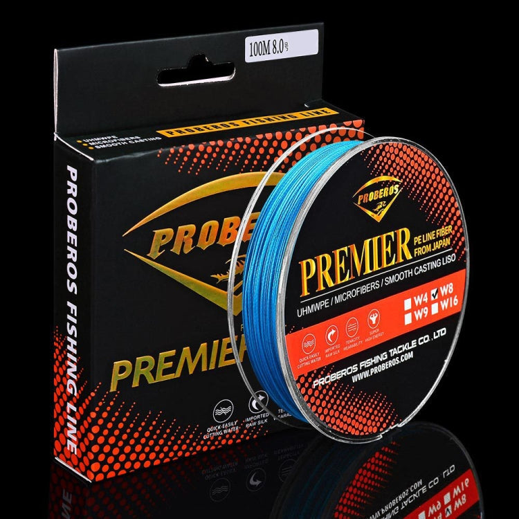 PROBEROS 8 Edited 100M Majestic Horse Fish Line, 6.0 / 70LB, 7.0 / 80LB, 10.0 / 100LB, 13.0 / 120LB