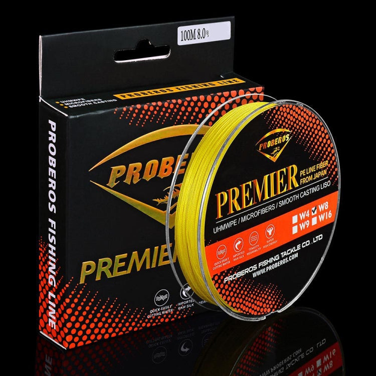 PROBEROS 8 Edited 100M Majestic Horse Fish Line, 6.0 / 70LB, 7.0 / 80LB, 10.0 / 100LB, 13.0 / 120LB
