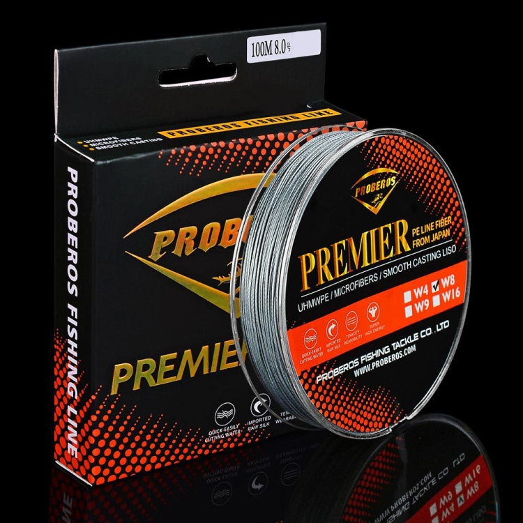 PROBEROS 8 Edited 100M Majestic Horse Fish Line, 6.0 / 70LB, 7.0 / 80LB, 10.0 / 100LB, 13.0 / 120LB