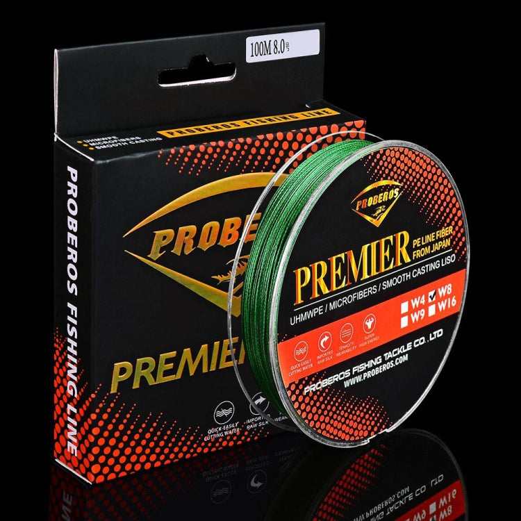 PROBEROS 8 Edited 100M Majestic Horse Fish Line, 6.0 / 70LB, 7.0 / 80LB, 10.0 / 100LB, 13.0 / 120LB