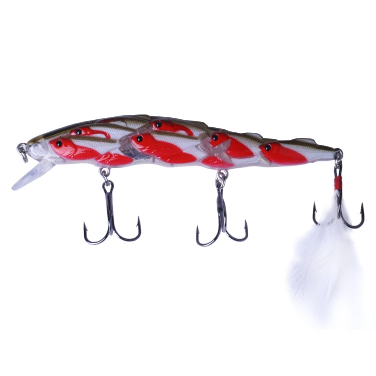 HENGJIA MI113 11.5cm 15.7g Sea Fishing Crank Lure Swing With Feather Hook, MI113 B, MI113 C, MI113 D, MI113 E, MI113 A