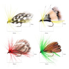LEO 27955 Flying Fishing Imitation Butterfly Iconing Fish Hook, 20 PCS