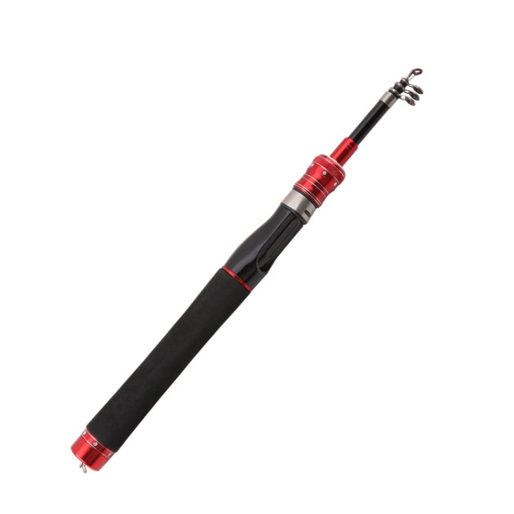 Telescopic Lure Rod Mini Fishing Rod Portable Fishing Tackle, 1.5m, 1.8m, 2.1m, 2.4m
