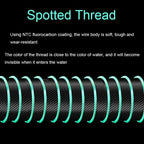 2pcs Outdoor Fishing Anti-tangle Spotted Invisible Line Set with Scale, 3.6m, 4.5m, 5.4m, 7.2m