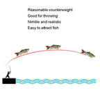 10cm Multi-sectional Bionic Bait Hook Long-distance Casting Sea Fishing Fake Lures, LK001-01, LK001-02, Lk001-03, LK001-04, LK001-05, LK001-06, LK001-07, LK001-08, LK001-09, LK001-10, LK001-11, LK001-12, LK001-13, LK001-14