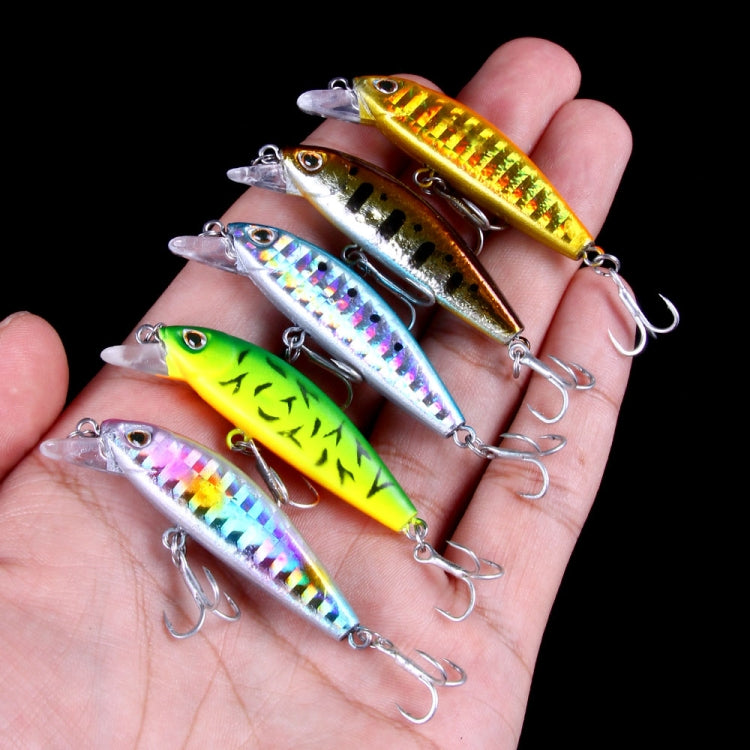 HENGJIA 5.5cm 6.6g Mino Luya Fake Bait Long Casting Sinking Bionic Lure, MI503 (1), MI503 (2), MI503 (3), MI503 (4), MI503 (5), MI503 (6)