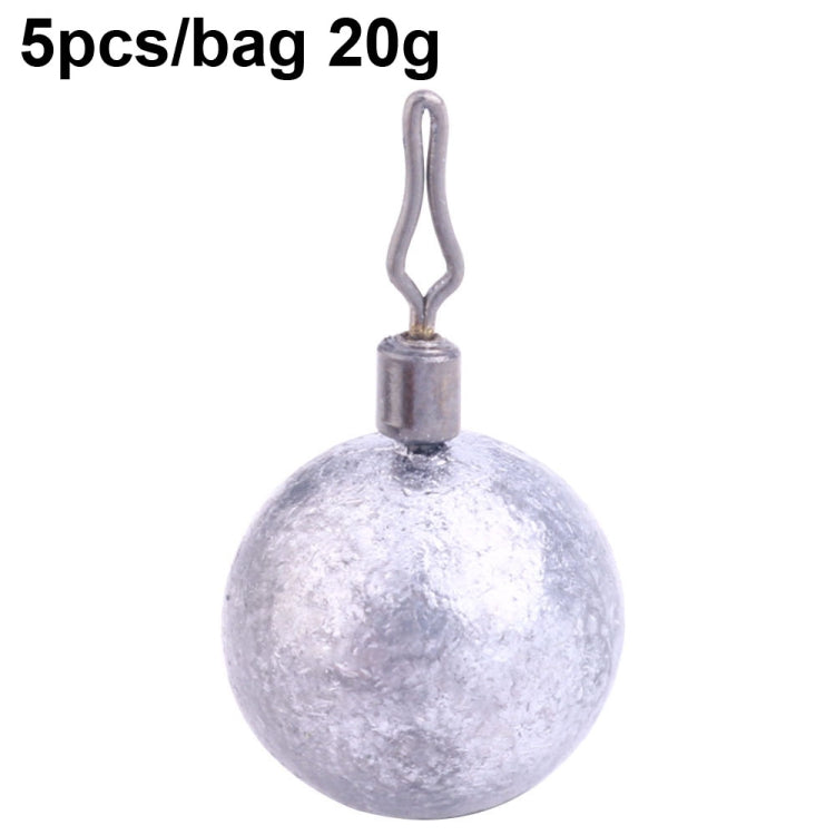Fishing Lead Pendant Sea Fishing Lua Spherical Spinning Biting Lead Fishing Gear, HENGJIA 20pcs/bag 3.5g, HENGJIA 15pcs/bag 5g, HENGJIA 15pcs/bag 7g, HENGJIA 10pcs/bag 10g, HENGJIA 10pcs/bag 14g, HENGJIA 5pcs/bag 20g