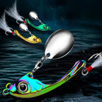 PROBEROS DW570 Fishing Lures Spinning Sequins Long Casting Tremor Swimming VIB Micro Tremor Zinc Alloy Bait, 9g, 13g, 17g
