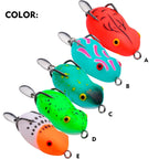 PROBEROS FR039 Mini Thunderfrog Lure Simulation Soft Bait Blackfish Fishing Lure, 7g/4.5cm