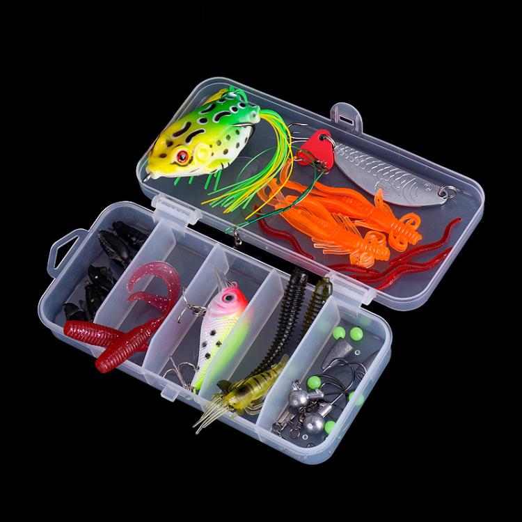 Outdoor Fishing Gear Bionic Bait Luya Sequin Bait Set, 25-in-1, 35-in-1, 46-in-1, 51-in-1, 73-in-1, 91-in-1, 102-in-1, 120-in-1