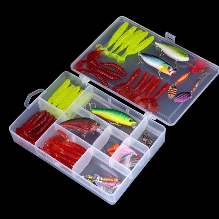 Outdoor Fishing Gear Bionic Bait Luya Sequin Bait Set, 25-in-1, 35-in-1, 46-in-1, 51-in-1, 73-in-1, 91-in-1, 102-in-1, 120-in-1