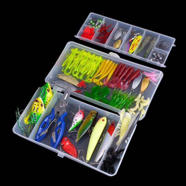 Outdoor Fishing Gear Bionic Bait Luya Sequin Bait Set, 25-in-1, 35-in-1, 46-in-1, 51-in-1, 73-in-1, 91-in-1, 102-in-1, 120-in-1