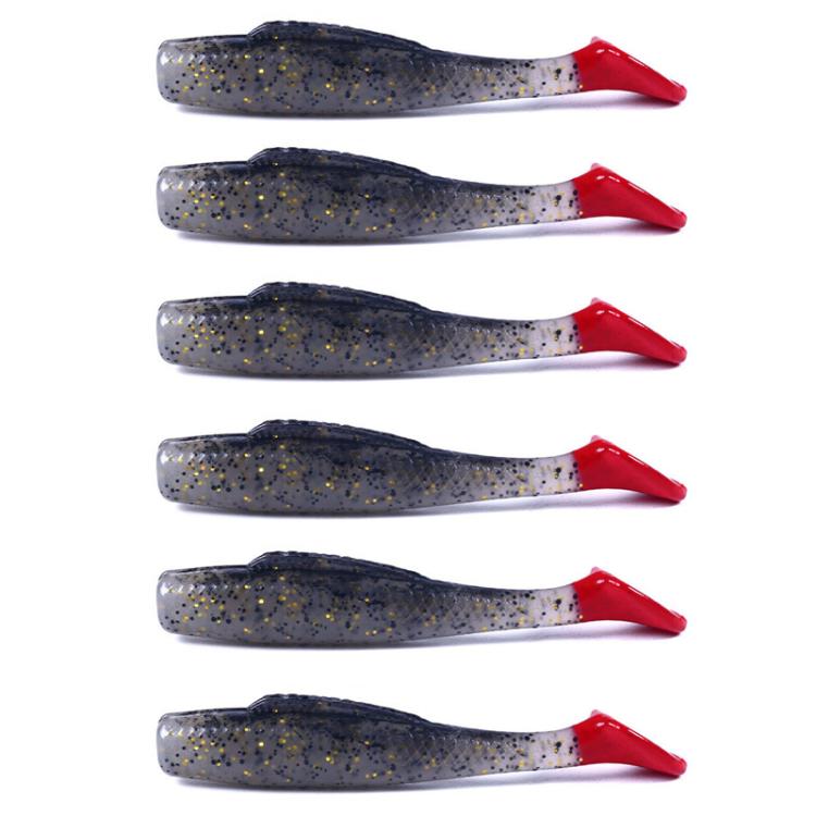 HENGJIA 6pcs / Box Outdoor Fishing Floating Soft Bait 8cm-5g Bionic False Lure, 1#, 2#, 3#, 4#, 5#, 6#