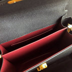 YSL Cassandra Mini Top Handle Bag Black
