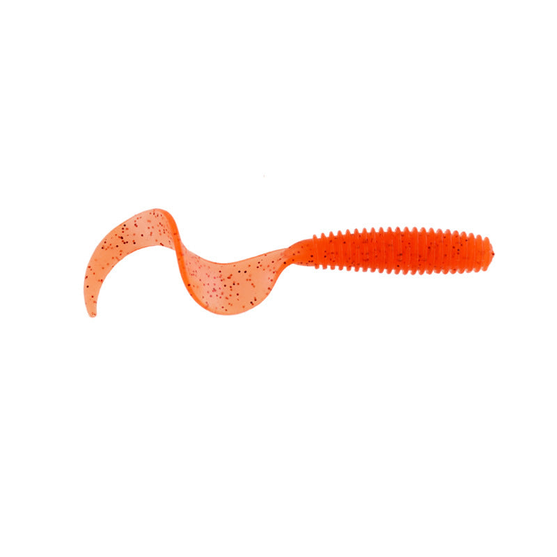 Soft Plastic Grub Fishing Worm Lure