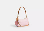 Pink Teri Shoulder Bag In Signature Canvas